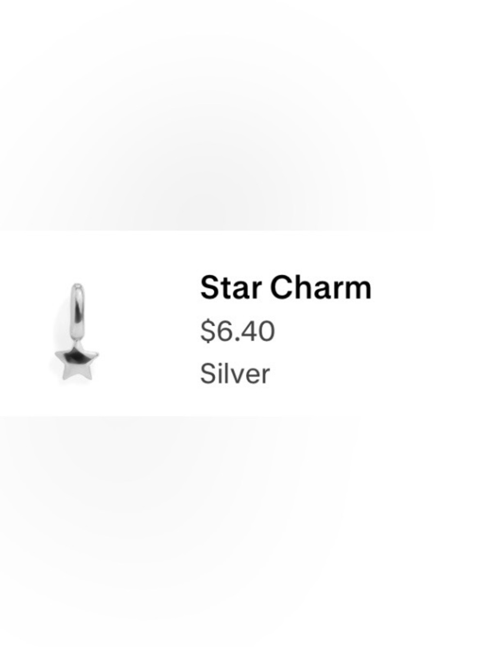 Wear Felicity - Star Charm Bracelet Pendant - Silver